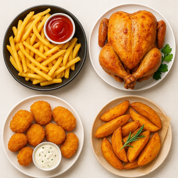 Аерофритюрниця Girox 9L 2200W з двома камерами