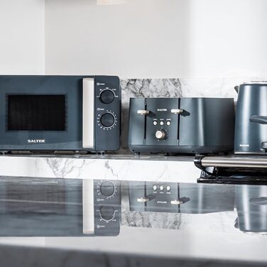 Електричний чайник Salter Marino 1.7L з функцією швидкого кип'ятіння 3kW, знімний фільтр від накипу, поворотна база 360°, захист від сухого кип'ятіння, автоматичне вимкнення (для кухні)