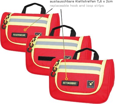 Сумка для ванної кімнати Tee-UU Hero | Міцна, з відділеннями, різні кольори (червоний)