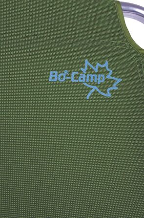 Крісло для кемпінгу Bo-Camp Copa Rio Comfort з алюмінієвим каркасом, розкладне, для саду, риболовлі (зелене)