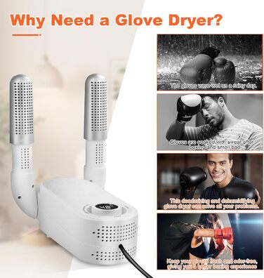 Електричний сушильник для рукавичок Boxhandschuh Trockner з таймером, швидким сушінням та антибактеріальним ефектом