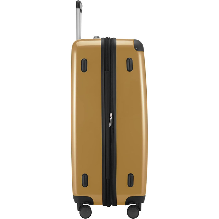 Чемодан ALEX Hartschalen - валіза-тележка, валіза для подорожей, 74 л (Колір осіннього золота, 75 см)