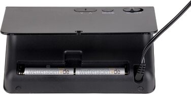 TFA Dostmann 60.2543 Digital Radio Alarm Clock ICON LED Illuminated Display