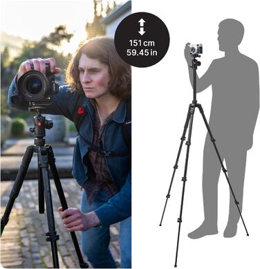 Штатив Manfrotto Befree Advanced для Sony Alpha з кріпленням Arca-Swiss - MKBFRLA-BH