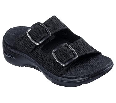 Сандалі Skechers On The Go Go Walk Arch Fit 2.0 Chloe - Чорні жіночі шльопанці 39 EU