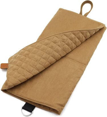 Килимок для собак Paws&Co: портативний, складаний, 75x50 см (M, коричневий)