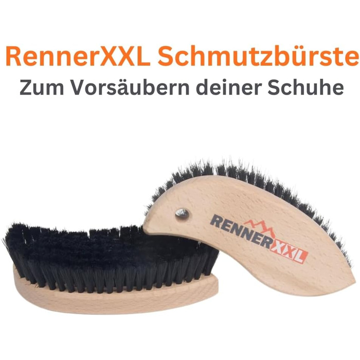 Meindl Leder MegaPack: Sportwax + Impregnator + Leather Brush, Leather Care Shoe Care for all Leather Shoes