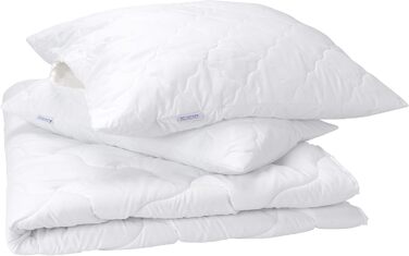 Цілорічна ковдра Schiesser Hygge 155x220 см – гіпоалергенна, легка стьобана, пухнаста, для алергіків, літо-зима
