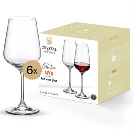 Кришталеві келихи Crystal Bohemia, набір 6 шт, 200 мл, для шампанського та просекко, стійкі до подряпин, елегантні, підійдуть для вечірок та як подарунок