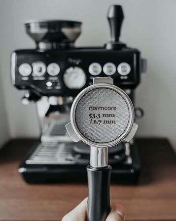 Портфільтр Normcore 54 мм без дна з фільтром для кавомашин Breville 870/875/878/880 та інших серії 8, подвійний фільтр для еспресо