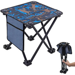 Складаний туристичний стільчик для риболовлі та відпочинку на природі - компактний, з сумкою