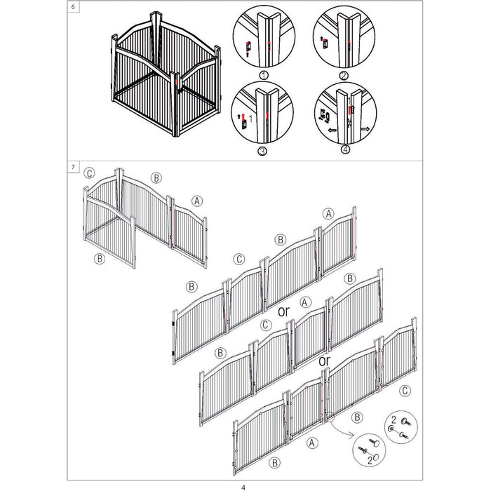 Дерев'яний вольєр для собак Dobar® розмір M з функцією столу - вольєр-будка для собак, 83 x 55 x 59 см, білий (коричневий, L 101 x B 71 x H 80 см)