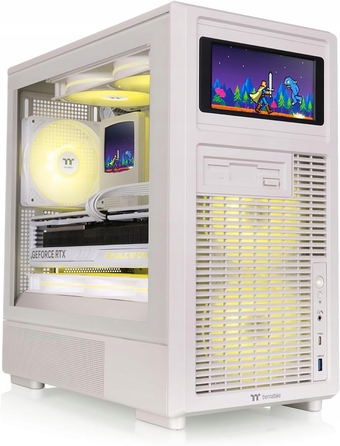 Корпус Thermaltake Retro 260 TG Micro Tower, бежевий