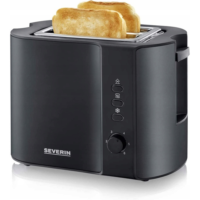 Тостер Severin AT 9552, чорний, 800 Вт