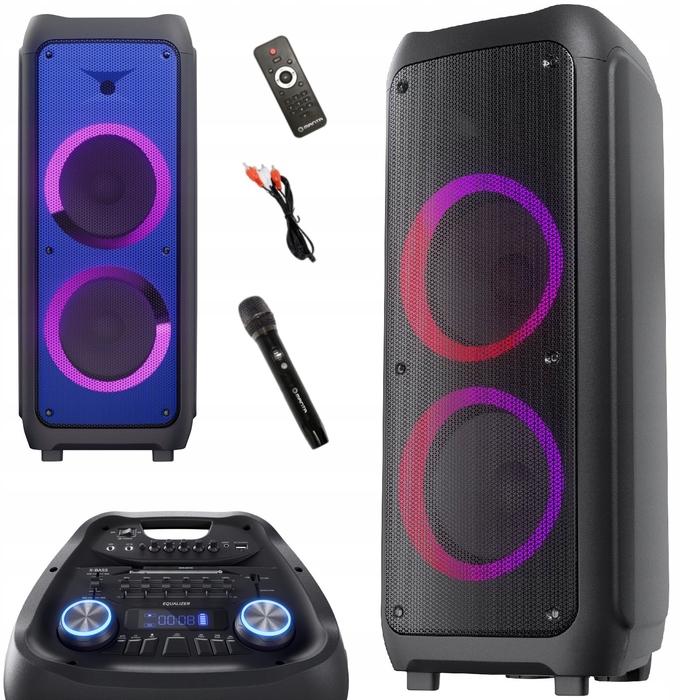 Портативна караоке-система Bluetooth Power Audio Manta KRIOS 350W Superbass