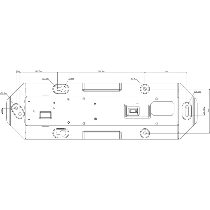 Механізм кріплення для телевізора mywall HL 41ML на стелю, моторизований, з регулюванням висоти, поворотний, чорний