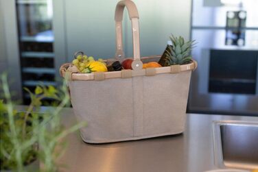 Сумка-шопер Reisenthel CarryBag Twist Coffee – Містка та стильна сумка-шопер з водонепроникним дизайном та зручною внутрішньою кишенею