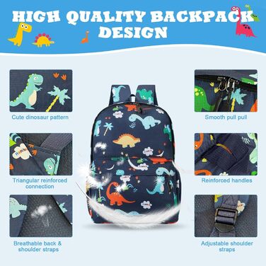 Дитячий рюкзак для хлопчика Kinderrucksack, Mini-рюкзак, рюкзак у дитячий садок та школу, сумочка для малюків, для хлопчиків та дівчаток (#6 Blau-b)