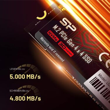 SSD Silicon Power UD90 2TB NVMe PCIe Gen4 M.2 - Швидкість до 5000/4800 МБ/с