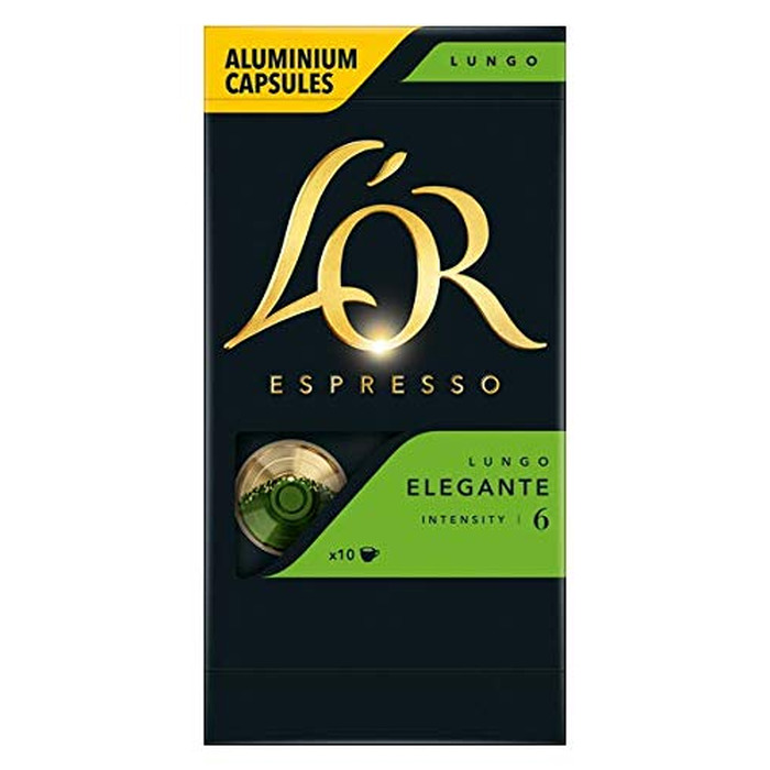 Кавові капсули L'OR для Nespresso, набір-асорті (Probierbox), 100 капсул (10 паків по 10 шт)