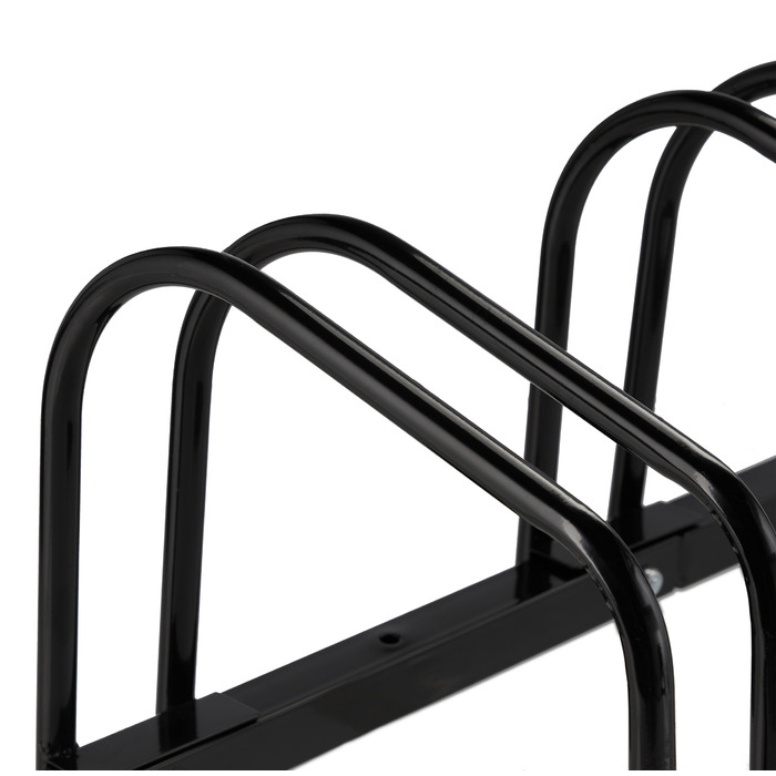 Relaxdays 2-bike bicycle stand, black