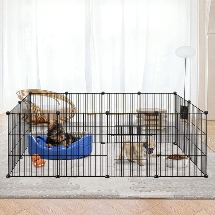 Клітка-вольєр для кроликів та інших дрібних тварин Froadp 142x72x36cm (12 частин)