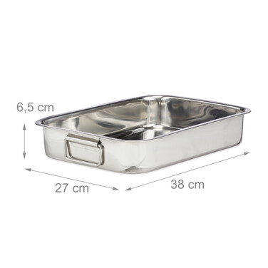 Relaxdays Roasting Pan with Rack