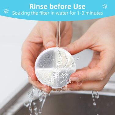 Автоматичний диспенсер води для собак великих порід Marchul 8.6L з набором фільтрів (6 шт.) та мискою з нержавіючої сталі