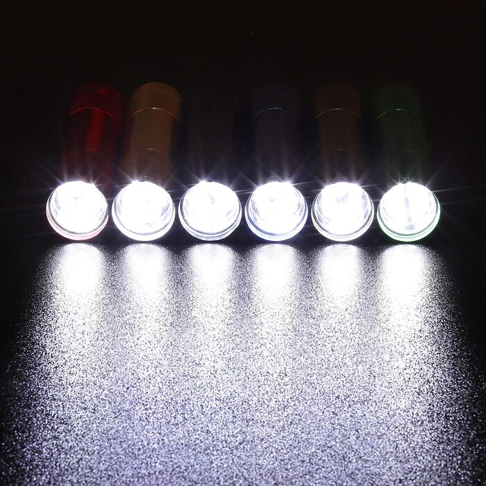 Набір з 18 LED ліхтариків EverBrite для дітей з ремінцем і батарейками AAA – кишеньковий ручний ліхтар для екстрених ситуацій, кемпінгу, подарунків гостям