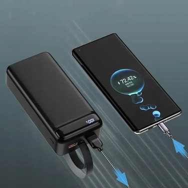 Потужний павербанк 50000mAh з дисплеєм, 2xUSB-C, 22.5W