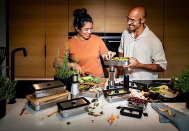 Сковорода RÖSLE ELEGANCE 24 см з антипригарним покриттям ProPlex, нержавіюча сталь 18/10, індукційна, для посудомийної машини