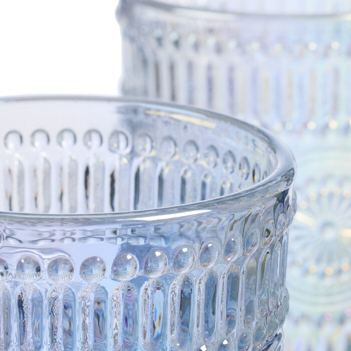 Relaxdays Vintage-Style Drinking Glasses, Set of 4