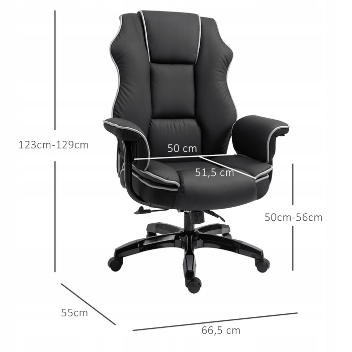 Обертовий стілець Vinsetto, 123 x 66,5 x 55 см