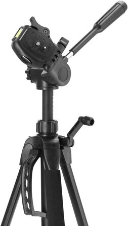Триподальний штатив для камери та смартфона Hama Action 153 3D, регульована висота 60-153 см, 3-позиційна головка, чорний