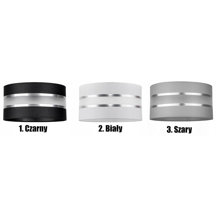 Підлогова лампа Glimex Modern E27 60 Вт, білий/чорний