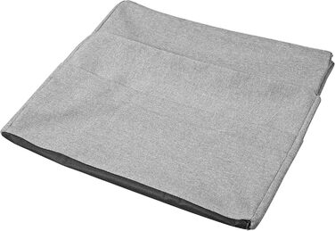 Складаний гостьовий матрац Badenia Trendline XXL, поліестер, 196x65x15,5 см, плюш, висота 15 см, сертифікат Oeko-Tex, сірий чохол, виготовлено за німецькими стандартами якості