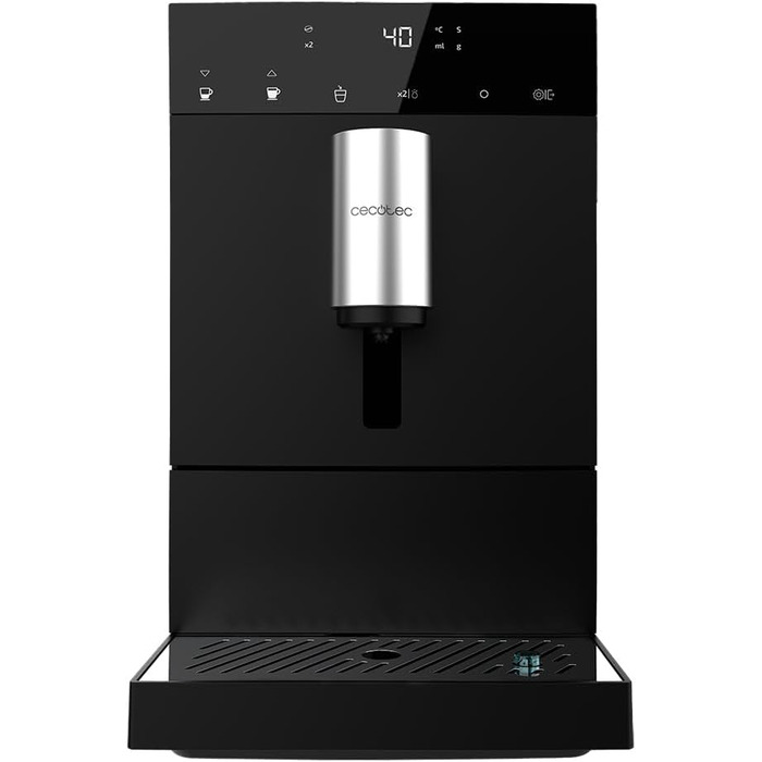 Автоматична кавомашина Cecotec Cremmaet Compact 1350 Вт, 19 бар, термоблок, з млином, резервуар 1,1 л, автоочищення
