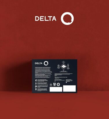 Кавові капсули Delta Q Espresso, інтенсивність 8, смак смажених горіхів та фруктів, 100 капсул