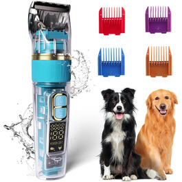 Машинка для стрижки собак Profi з титановими лезами: тиха, 3 швидкості, IPX5, акумулятор, швидка зарядка