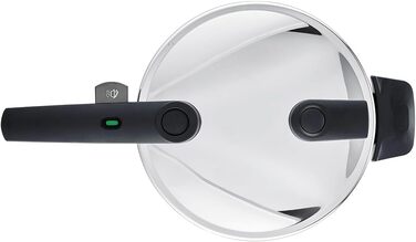 Каструля-скороварка Fissler Vitaquick 4.5 л, нержавіюча сталь, діаметр 22 см, Made in Germany, 2 рівні приготування, індукційна плита