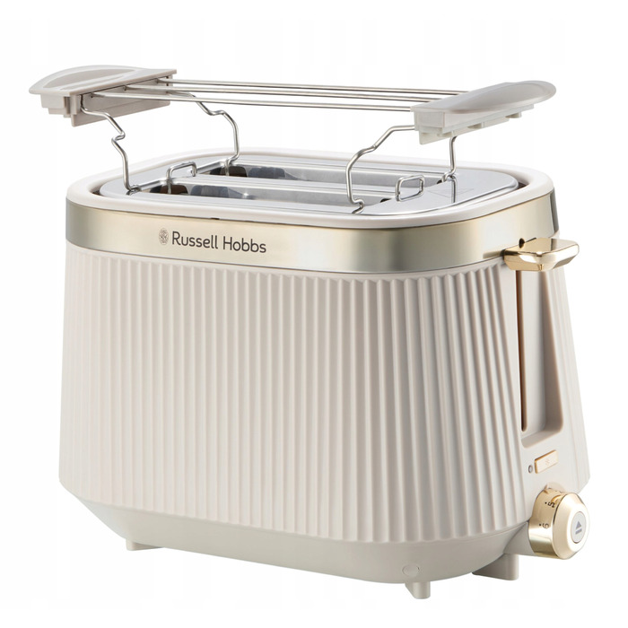 Тостер Russell Hobbs Bronte 26761-56, Кремово-бежевий/Коричневий, 980 Вт