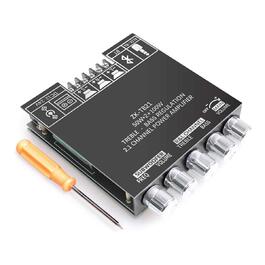 Підсилювач RUIZHI 2x50W+100W 2.1-канальний з Bluetooth, сабвуфер, плата з регулюванням басів і високих, TPA3116, DC 12-24V, для бездротових DIY-колонок