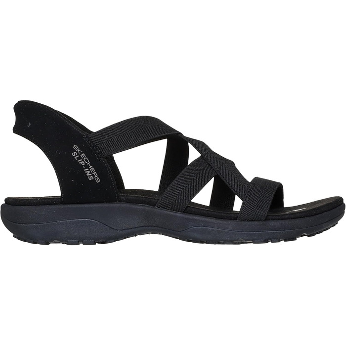 Сандалі жіночі Skechers Reggae Slim Stretch Flex Slip-Ins чорні 39 EU