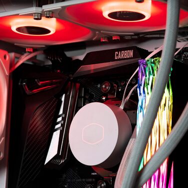 Система водяного охолодження Cooler Master MasterLiquid 240 L-V2 RGB White - для процесорів