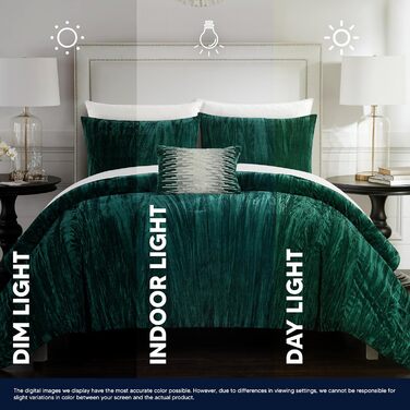 Комплект постільної білизни Chic Home Westmont, 4 частини, темно-синій, Queen