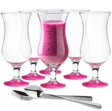 Набір келихів Glasmark KROSNO для коктейлів 420 мл (6 шт) Magenta