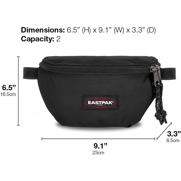 Рюкзак Eastpak Springer, чорний, універсальний розмір