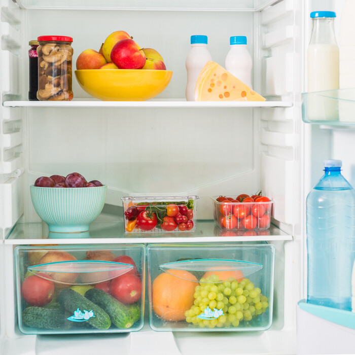 Relaxdays Refrigerator Organizer 3-Piece Set