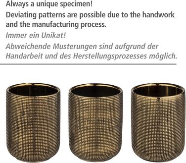 Підставка для мила WENKO Rivara, керамічна, золота, Ø 10 x 2,5 см