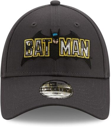 Кепка New Era Batman Character Infill Graphite 9Forty регульована дитяча 6-12 років